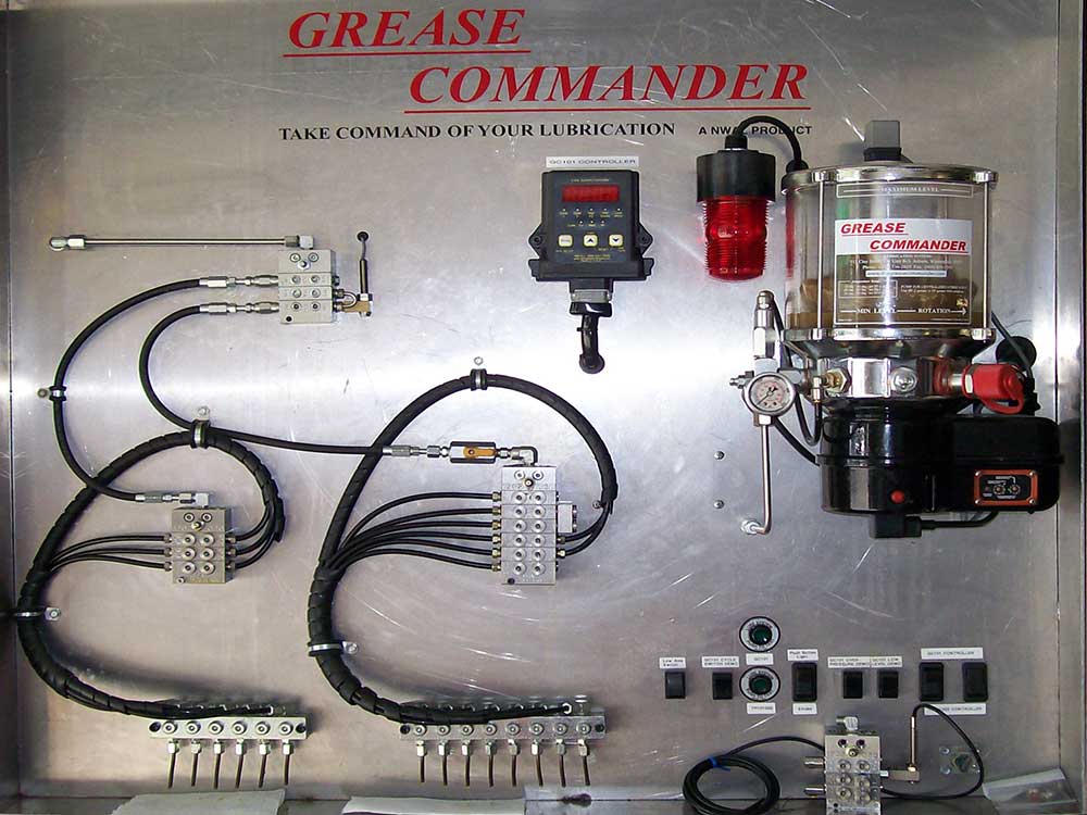 Distribution Block photo of the Grease commander system